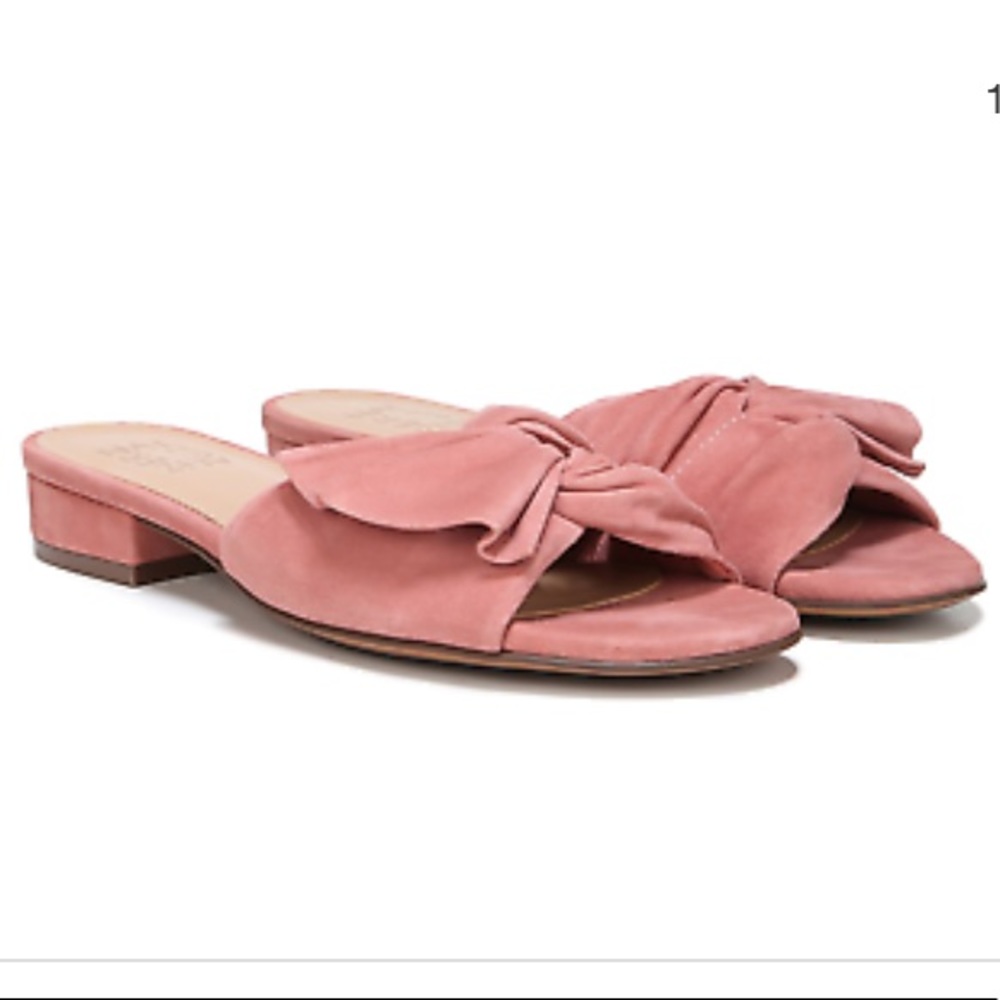 NEW Pink Bow Slides